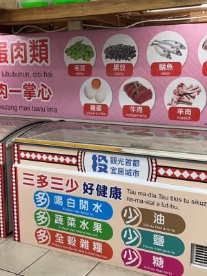 南投縣政府衛生局-均衡飲食標示牌
